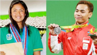 Eko Yuli-Ressa Kania Atlet Terbaik Versi SIWO PWI Jatim