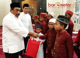 Suasana Tempo Dulu Warnai Bukber PN Bareng Anak Yatim