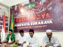 NU Surabaya Gelar Doa dan Shalawat untuk Rohingya