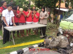 Sindikat Pencurian Truk, 5 Tersangka Diringkus, 1 Buron