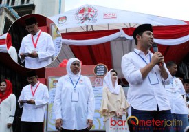Kampanye Damai, Sst.. Gus Ipul Lihat Catatan Sebelum Pidato