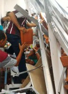 Gedung Ruang Saraf RSAL Ambruk, 4 Pasien Luka Robek