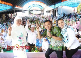 Komitmen Dukung Khofifah, Anang Ajak Fans Pilih Nomor 1