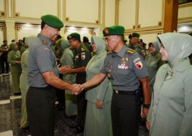 141 Perwira Kodam V Brawijaya Naik Pangkat