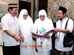 Pengusaha di Gresik Kerahkan Karyawan Pilih Khofifah-Emil