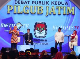 Di Panggung Debat, Gus Ipul Doakan Khofifah Jadi Gubernur