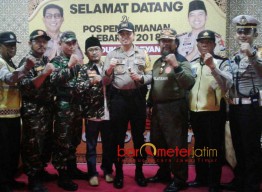 Bersama TNI-Polri, Banser Gresik Siap Amankan Lebaran