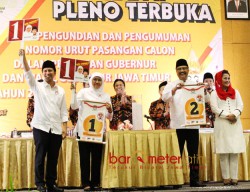 Hari Ini Ditetapkan, Khofifah-Emil Sah Gubernur-Wagub Jatim