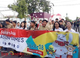 Pelantikan Pengurus KNPI Jatim Rasa Asian Games 2018