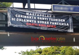 Muncul Spanduk Hitam, Gerindra: Mereka Tak Ngerti Islam