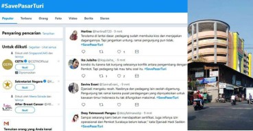 Kemelut Tak Kunjung Usai, SavePasarTuri Trending Topic