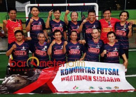 Pokja Wartawan Sidoarjo Target Juara di Turnamen Futsal 2018