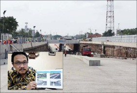 Akhir Mei Selesai, Underpass Karanglo Dihiasi Relief Singosari