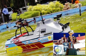 Tim Kapal Robot ITS Beber 5 Misi Berat di AS hingga Juara