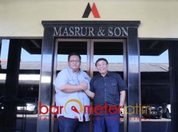 Cari Bacabup dari NU, Hidar Assegaf Sowan ke Haji Masnuh