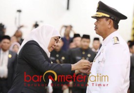 Lantik Pungkasiadi, Khofifah Pesan Soal Ruh Majapahit