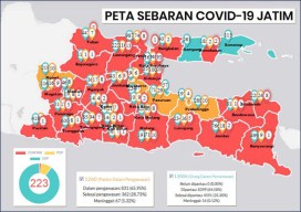 3 Lagi Wilayah Terjangkit, Jatim Kian Merah karena Corona