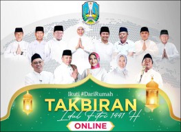 Suasana Corona, Khofifah Pilih Takbiran Online Lima Benua