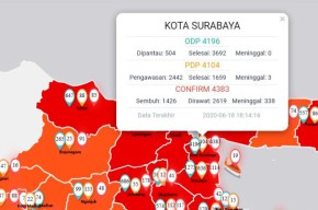 Surabaya PSBB Lagi Sekdaprov: Bukan Kewenangan Provinsi