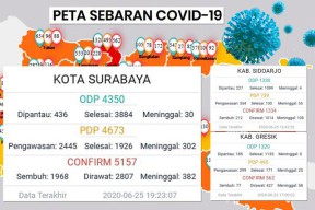 Basmi Corona di Jatim, Jokowi: Kendalikan Dulu Surabaya Raya