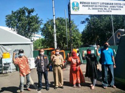 147 Pasien Corona di RS Lapangan Pemprov Jatim, 61 Sembuh
