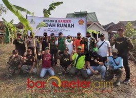 Di Lamongan, Ansor Bedah Rumah Janda Pencari Daun Jati