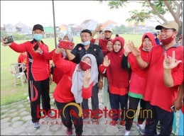 Kampanyekan Kelana, Masnuh Hadiri Pesta Rakyat Pepelegi