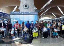 Rekalibrasi Sukses 166 PMI Rentan Awali Balik dari Malaysia