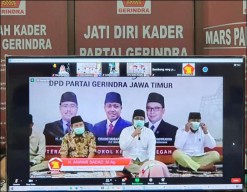Nuzulul Qur’an, Gerindra Jatim Buka Puasa Bareng Yatim Piatu