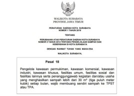 Hotel Buang Sampah di TPS, DPRD Surabaya: Langgar Perda
