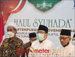 Doakan Syuhada, Ketua Gerindra Jatim Tahlil Bareng NU Surabaya