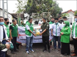 Bantu Korban Erupsi Semeru, PPP Dirikan Pos Petiga Peduli