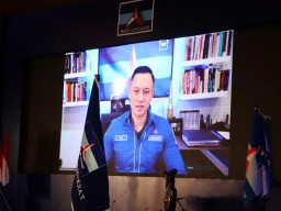 Momen AHY Sapa Khofifah-Eri Cahyadi di Musda Demokrat Jatim, Akrab Banget