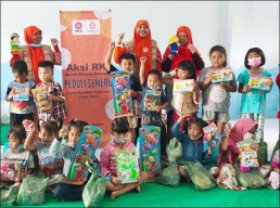 Anak-anak Terdampak Semeru Masih Ketakutan, PKS Jatim Gelar Trauma Healing