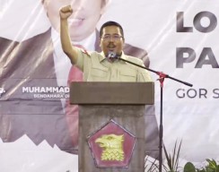 HUT ke-14 Gerindra, Anwar Sadad Berapi-api Ajak Kader Menangkan Prabowo di 2024