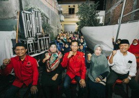 Halal bi Halal Warga Kampung, Ketua DPRD Surabaya Promosi’ Program Intervensi Eri Cahyadi