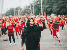 Meriahkan Harkitnas, 3.300 Kader PDIP Surabaya Gelar Senam “Sicita” di 32 Lokasi