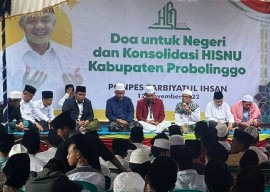 HISNU Bergerak ke Probolinggo, Deklarasi Dukung Ganjar Pranowo di Ponpes Tarbiyatul Ihsan