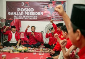 PDIP Surabaya Gencar Dirikan Posko Ganjar Presiden, Kader Banteng Yakin Bakal Menang Spektakuler!