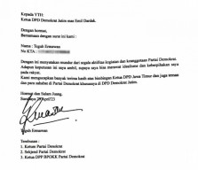 Ungkap Faksi di Tubuh Demokrat Jatim Kian Meruncing, Wakil Ketua BPOKK Pilih Mundur!