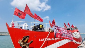 Kapal RS Laksamana Malahayati Sandar di Surabaya, PDIP Sambut Antusias Gelar Pengobatan Gratis!