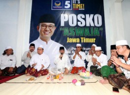 Siap Habis-habisan Menangkan Anies-Cak Imin, Kiai Nderesmo Surabaya Deklarasi Tim Aswaja