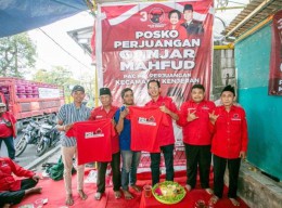 Gencar Gaungkan Ganjar-Mahfud, PDIP Surabaya Dirikan Posko Perjuangan hingga Temu Warga