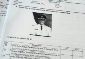 Heboh Foto Anies Baswedan di Soal Ujian Bahasa Inggris SMK, Kacabdindik Lamongan: Sudah Kita Tarik!