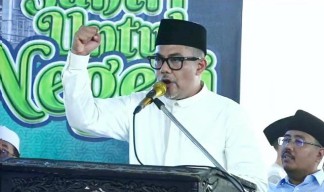 Prabowo Jadi Sahabat Santri, Gus Haris Berapi-api Ajak Kaum Sarungan Menangkan Satu Putaran!