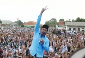 Usai Rumdis Diobok-obok KPK, Gus Muhdlor Berapi-api Deklarasi Dukung Prabowo-Gibran!