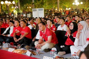 Indonesia Lawan Australia, Eri Cahyadi Ajak Warga Surabaya Nobar di SBEC Diawali Shalawat