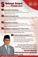 5 Bahaya Golput dalam Pilkada 2024 Versi Senator Ahmad Nawardi