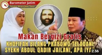 VIDEO: Makan Bergizi Gratis, Ternyata Prabowo Teladani Syekh Abdul Qadir Jailani