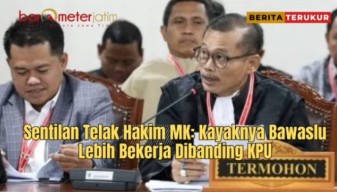 VIDEO: Sidang Sengketa Pilgub Jatim, Hakim: Bawaslu Lebih Bekerja Dibanding KPU!